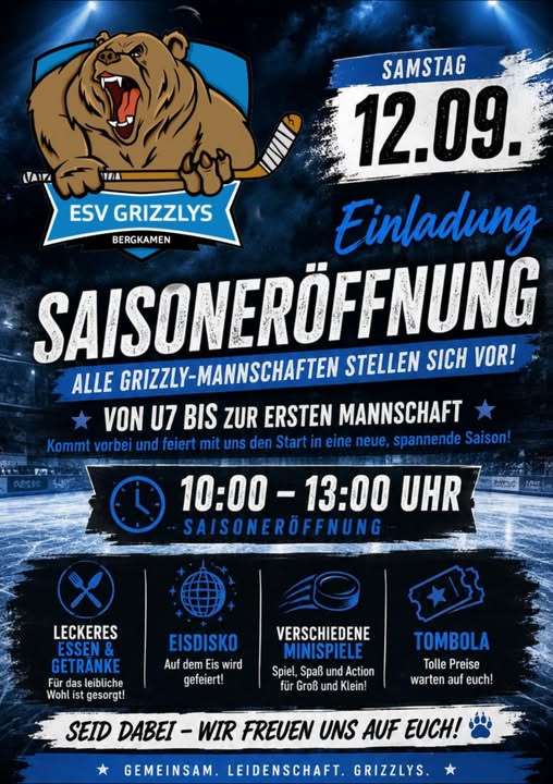 Saisoneröffnung 2026 / 2027
