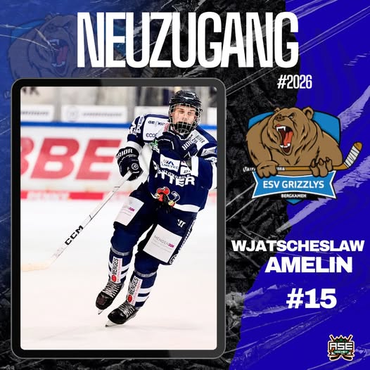Kadernews: Wjatscheslaw Amelin verstärkt die GRIZZLYS!